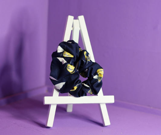 Busy Bee Scrunchie - Navy